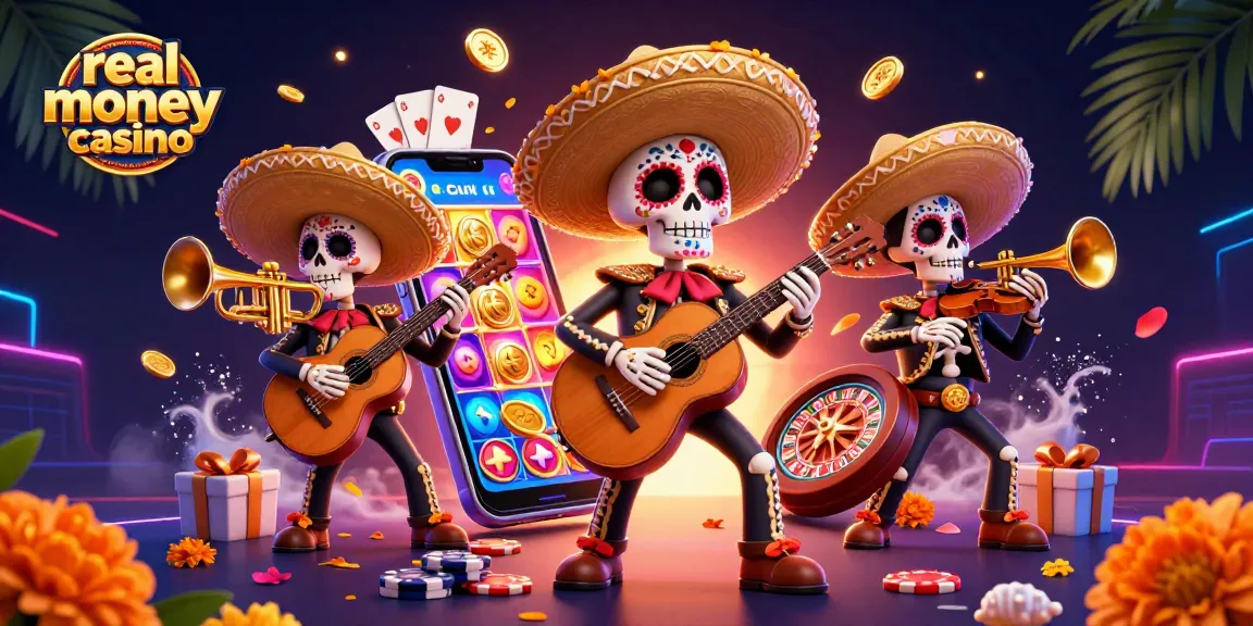 Experience the excitement of a real money casino with vibrant 3D characters and engaging game elements.