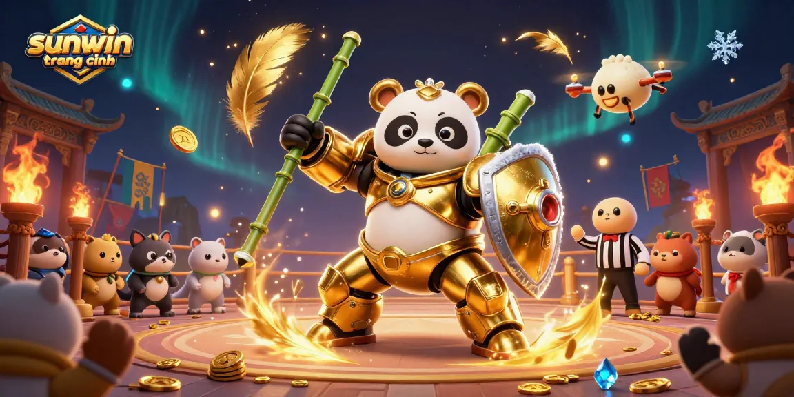 Experience thrilling gaming action at sunwin trang chính with a colorful, immersive 3D casino scene.